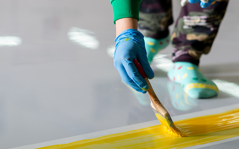 Pigmentverkollerung für Bodenbeschichtungen und Lacke